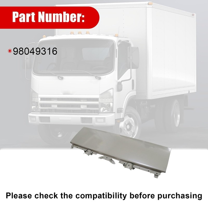 FZJDSD Front Panel Steel Painted 98049316 Compatible with Isuzu NPR