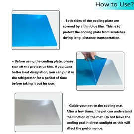 PeSandy Rabbit Cooling Pad, 2PCS Hamster Cooling Pad Pet Cooling Mat for Rabbit Bunny Hamster Puppy Kitten Guinea Pig & Other Small Pets Stay Cool This Summer - Bite Resistance Pet Cool Plate Ice Bed