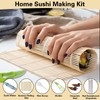 9 Pcs Home Sushi Making Kit,DIY Sushi Maker Includes Bamboo