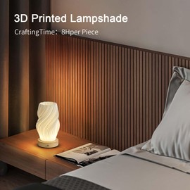 SisiHokai Small Battery Operated Lamp, Modern Table Lamp, Rechargeable, Touch Control, 3 Color Temperature, Dimmable, Bedside Table, Flame