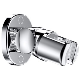 Shower Head Holder Wall Mounted, Screw Mounted Shower Spray Holder,Adjustable Handheld Shower Head Bracket,Shower Holder for Universal Wall Bathroom with wall Anchors and screws (Chrome Polished)