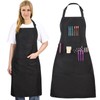 Noverlife Hair Stylist Apron with 4 Pockets, Hair Resistant 34