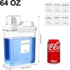 VOTLEVT 64 OZ Laundry Detergent Dispenser, Liquid Laundry Soap Dispenser,