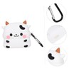 LABRIMP 1pc Cute Cartoon Cow Earphone Storage Case for Lightweight