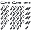 Tanstic 40Pcs Bungee Shock Cord Hooks Shock Open End Hooks