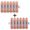 XHF 90pcs Compact Lever Connectors - Electrical Wire Terminals for