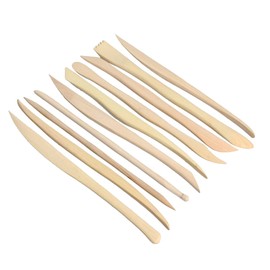 EXCEART 10pcs Wooden Clay Sculpting Tools Ceramic Carving Tools Wood Clay Tools Polymer Clay Sculpting Tools Sculptures Pottery Sculpting Tool Clay Molding Tools Bamboo Wood Carving Major