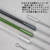 ストローブラシ洗浄ストローおしゃぶり広範使用高密ブラシ毛ステンレスハンドル変形しにくく収納便利半透明10*50*210 cm 10本入