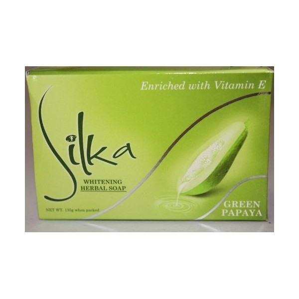 Silka Green Papaya & Herbal Soap 1 X 135G by SILKA
