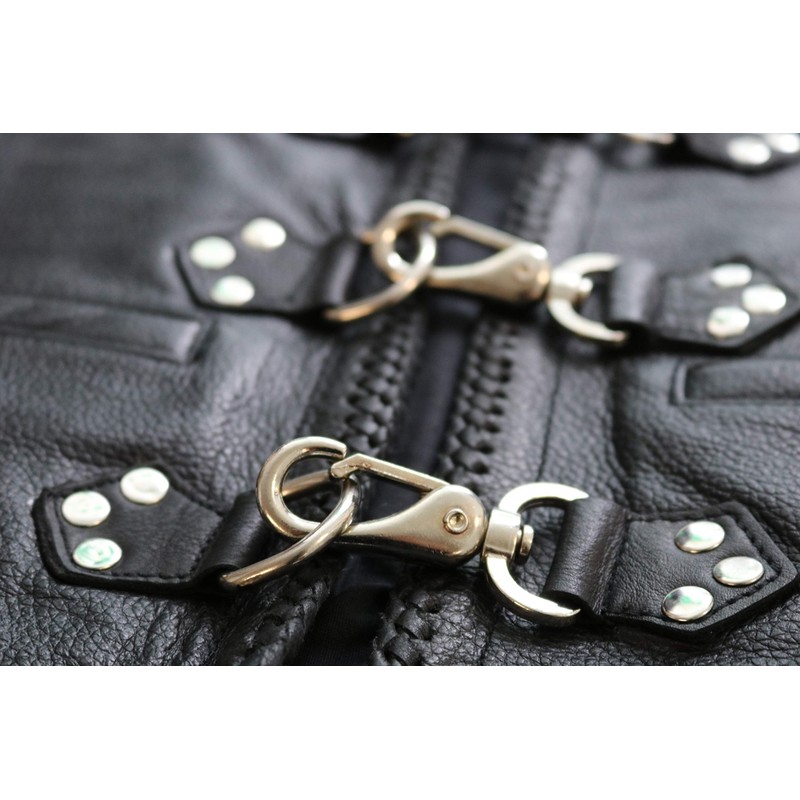 MDM Leather Vest Buckle Fastener for Retrofitting (Set of 3),