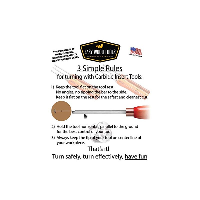 Easy Wood Tools Pro Easy Detailer (3700) Woodturning Tool Scraper