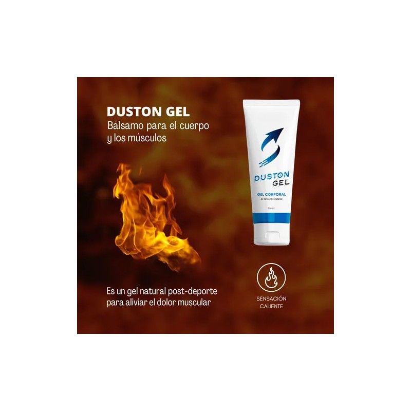 Duston Gel Corporal Tubo Sensación Caliente Efectivo 3 Pack