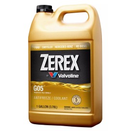 Valvoline ZEREX G05 Yellow Antifreeze Coolant 1 Gallon Hybrid Organic Acid Technology