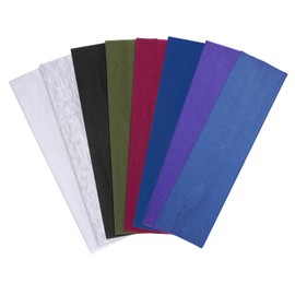 FACATH 8 Pack Headbands for Women, Elastic Soft Fabric Non-Slip Premium Stretchy Sport Head Bands, Hair Accessories Wear for Yoga, Spa, Workout, Running or Travel