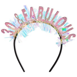 CIEHER 30th Birthday Crown, 30th Birthday Decorations for Women 30th Birthday Gifts for Her 30 and Fabulous Birthday Tiara Happy 30th Birthday Party Pink