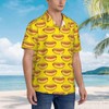 COCYPAN 7 Hot Dog Shirt,Funny Shirt,Hot Dog Costume, Mens Hawaiian