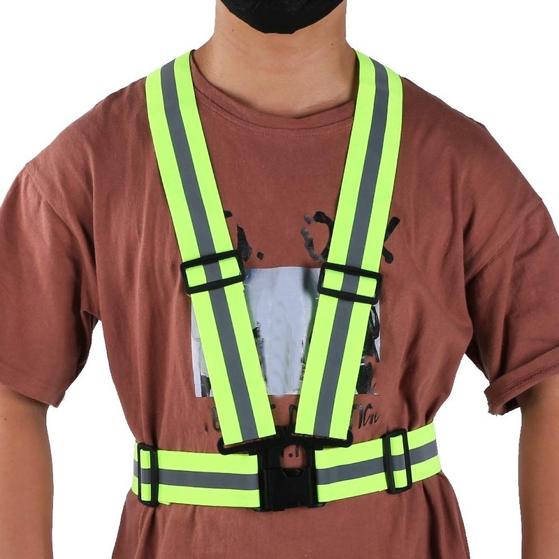 Safety Vest, Reflective Vest Fluorescent Green Cycling Construction High Visibility