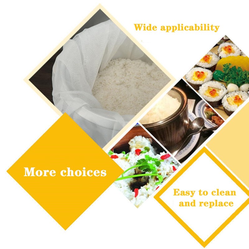 Rice Net,43" x 43" Sushi Rice Cooking Net,Non-Stick Rice Cooker