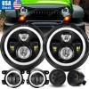 Unbranded 7" LED Headlights + Turn Signal + Fog Light