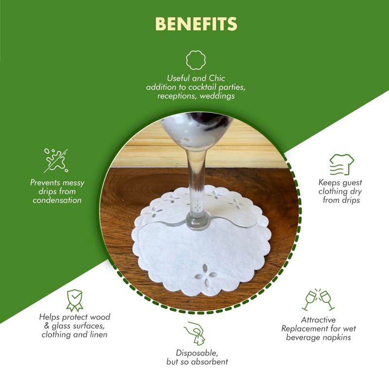 Regency Wraps Stem Wraps for The Bases of Stemmed Glasses,