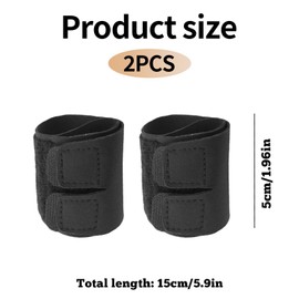 ZFRITP 2 Stück Fingerschiene Kleiner Finger,Nylon Fingerschiene Mittelfinger,Fingerbandage Fingerschutz,Elastische Fingerbandage für Fingerschutz Gebrochene Verstauchte,Doppelte Fixierung.