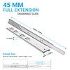 HOMANDS 14 Inch Soft Close Drawer Slides 6 Pairs (12pcs)