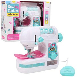 Juguete para máquina de Coser, Durable Interesante Eléctrico Tamaño Mediano Máquina de Coser Juguetes Juguete Educativo Interesante para niños Niñas N