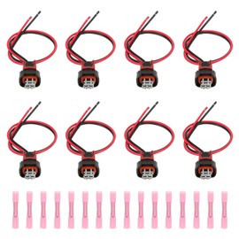 8PCS Injector Pigtail Connector Harness Wire Compatible with L5P Duramax Diesel V8 6.6L Replace 19368140 PT3739