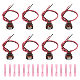 8PCS Injector Pigtail Connector Harness Wire Compatible with L5P Duramax Diesel V8 6.6L Replace 19368140 PT3739