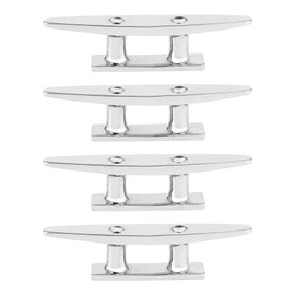 Cornamusa de Amarre para Barcos, 4 Piezas, 100 Mm/3,9 Pulgadas, Acero Inoxidable, Cubierta de Muelle de Barco, Accesorio de Abrazadera de Cuerda de Amarre
