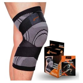 Rodillera Deportiva de Compresión Hyperz con Correas Ajustables para Hombre y Mujer                                                                   