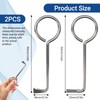 2 Piece Lock Pick Set, Professional Deadlock Key, Universal, Beard