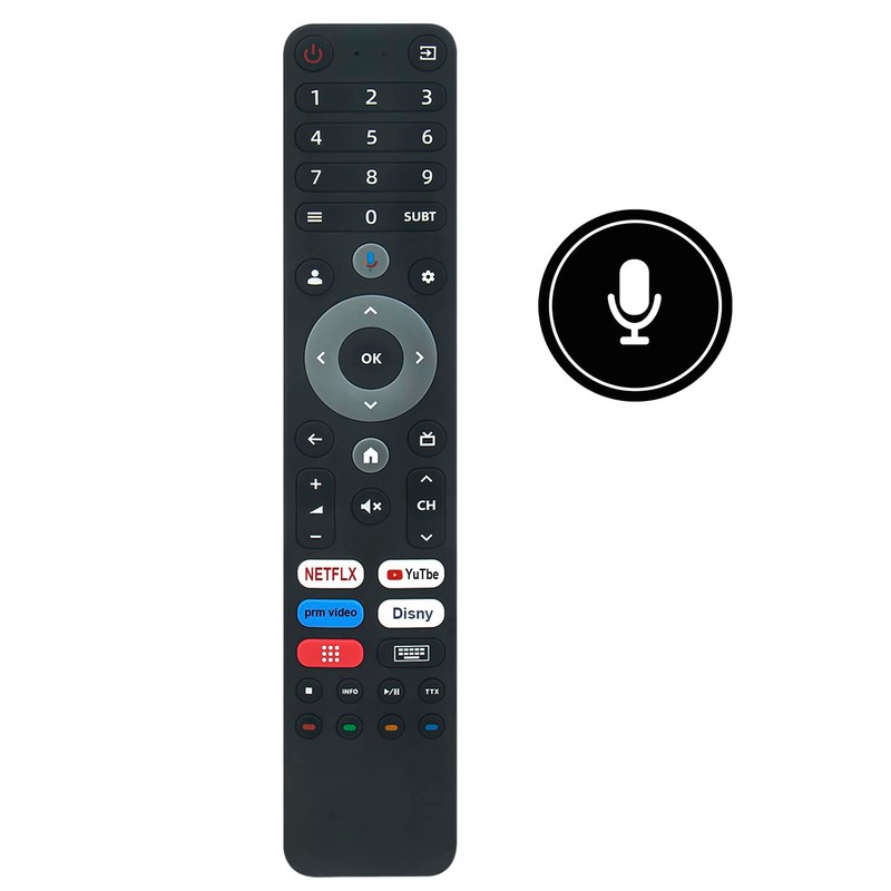 IGOO-TV 55U VINABTY Replacement Voice Remote Control for DYON iGoo-TV