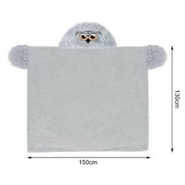 Belloxis Eulen Geschenke für Frauen Kuscheldecke mit ärmeln Geburtstagsgeschenk für Frauen Hoodie Decke Geschenk Frau Geschenke für Freundin Geschenk Beste Freundin