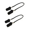 QIKEJI Hat Retention Clip, Hat Keeper, Hook, Black, Set of