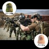 ASPALAND Tactical Army Cap Mesh Breathable Velcro Airsoft Hat Child