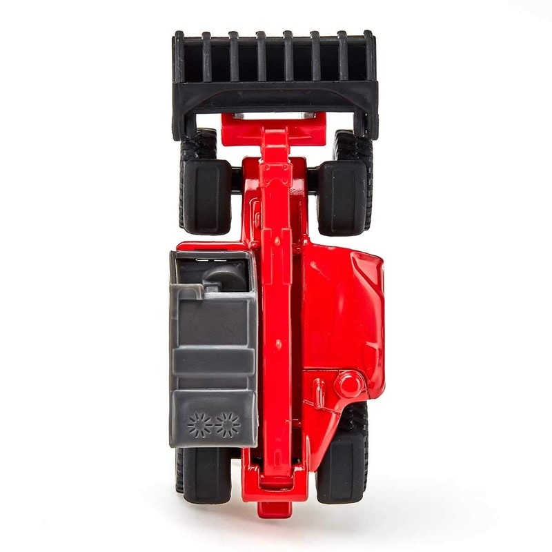 siku 1482, Manitou Telehandler, Metal/Plastic, Red, Movable loading arm