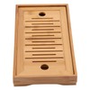 1Pc Bamboo Mini Tea Serving Tray Chinese Gongfu Tea Plate