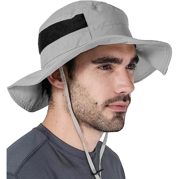 GO Adventure Fishing Hat Unisex- Boonie Outdoor Side with mesh