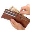 Milagro CA-MB-677 Bifold Wallet, Coin Pocket, Italian Oiled Leather (Men's