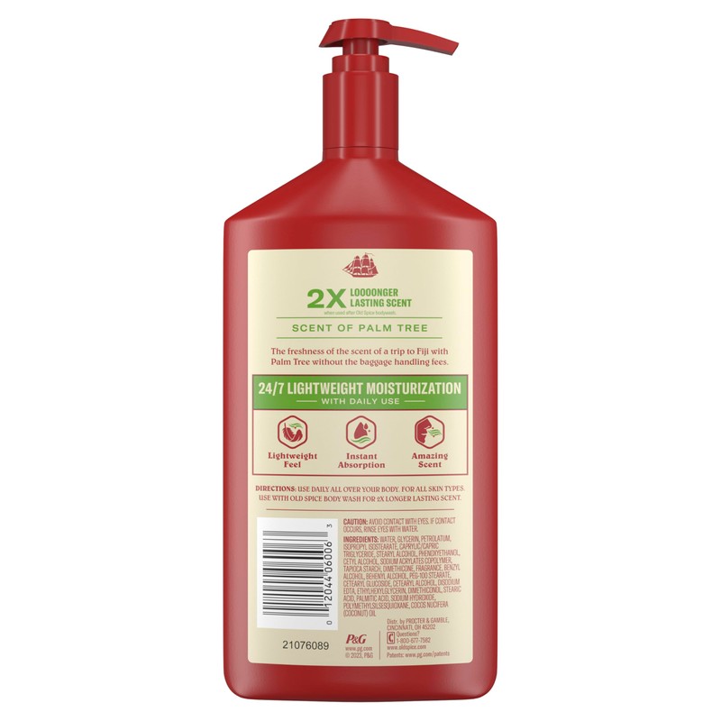 Old Spice Hand, Face & Body Lotion for Men, 24/7