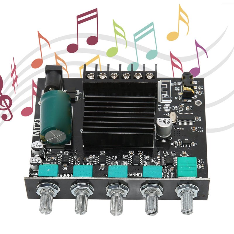 BT Amplifier Board 2.1 Channel Digital Power Amplifier Board for