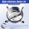 M MINGLE 17'' Pressure Washer Surface Cleaner, Driveway Pressure Washer