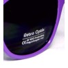 Sunglasses Classic 80's Vintage Style Design (Purple)