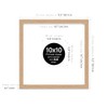 10x10" Square Picture Frame, Display Pictures 6x6" With Mat or
