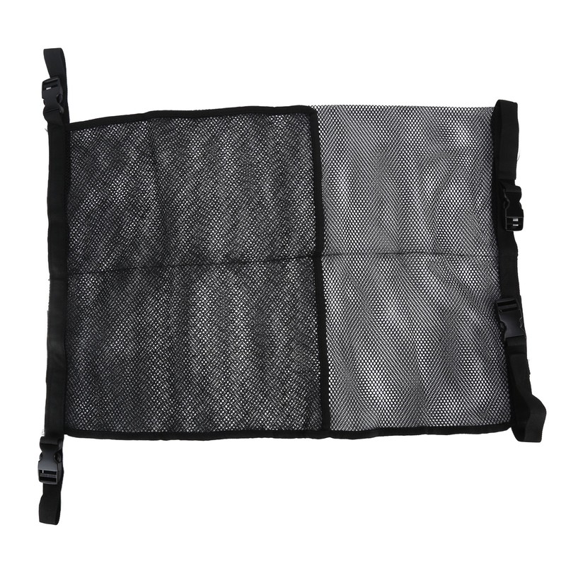 Large Capacity Seat Back Storage Bag with Fixed Buckle Mesh