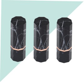 Ipetboom Sets Marbling Lipstick Tube Delicate Lipstick Wrapping Tube Stylish Empty Creative Subpackaging Mini Nine Surface for Women Lady Pcs