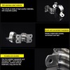 32mm Pipe Strap Clamps, 20 Pcs 304 Stainless Steel Pipe