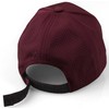 Daxton Performance Cool Tech Baseball Hat - Burgundy Cap, Gold