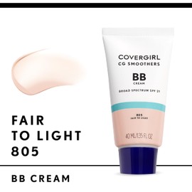 COVERGIRL COVERGIRL Smoothers Lightweight BB Cream, Fair to Light 805, 1.35 oz (Packaging May Vary) Lightweight Hydrating 10-In-1 Skin Enhancer with SPF 21 UV Protection